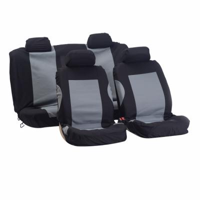 China Luxury Wholesale Gray Color Easy Installation Polyester Full Set Car Seat Cover for sale