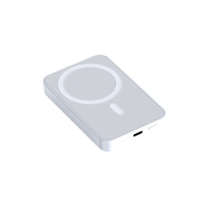 China High Quality 10000mah 10000mah High Quality Magnetic-Safe Led Wireless Fast Charger Light QI Support QI Mini Fast Charging For Apple 12 13 for sale