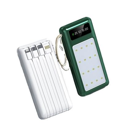 China Type C LED Display Camping OEM Logo 30000mah High Quality Portable Charger Solar Power Bank for sale