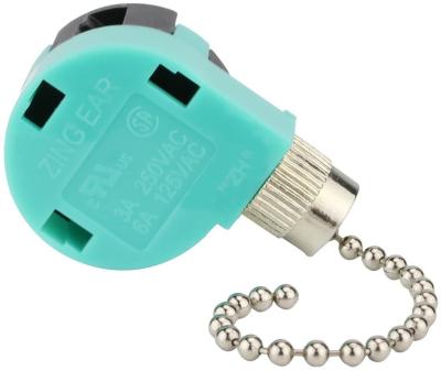 China Zing Ear ZE-268S6 Commercial Pull Chain Switch 3 Speed ​​Control Replacement 4 Wire Electric Ceiling Fans Parts for sale