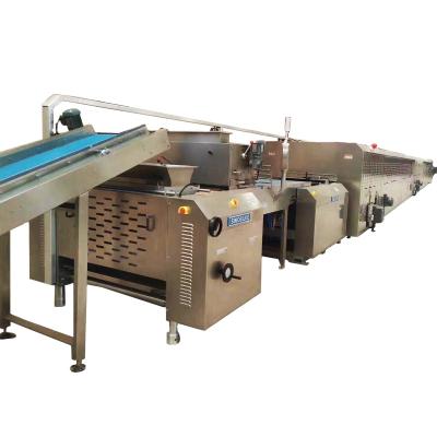 China Industrial Automatic Bakery Machine SINOBAKE High Efficient Walnut Oreo Crispy Soft Cookie Production Line High Efficient for sale