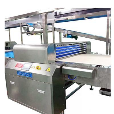 China Factory SINOBAKE Full Automatic Chocolate Filled Bear Biscuit Production Line Price for sale