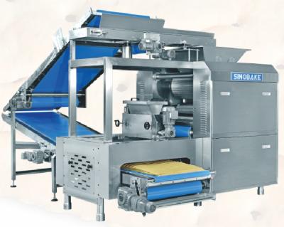 China Automatic Reciporating Laminator Cookie Plant Soda Lapping Cookie Making Machine for sale