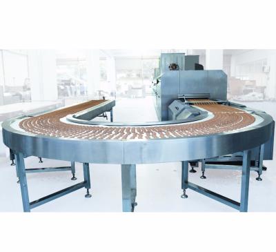 China New cookie pit made 90 degree and 180 degree rotating for cookie line for sale