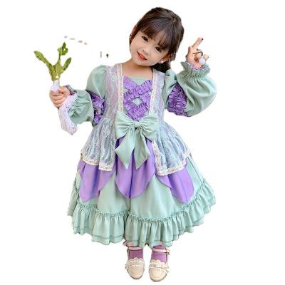 China Anti-Wrinkle New Girl Yarn Dress Child Autumn Mesh Fluffy Girl Layered Party Dress for sale