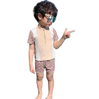 China Summer Breathable Cute Swimwear One Piece Boys Kids Toddler Toddler Swimsuit Swimsuits Print Beachwear for sale