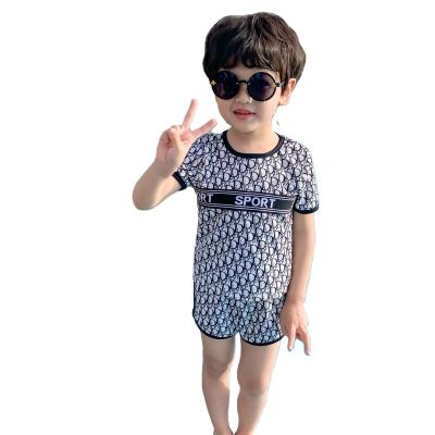 China Boys Swimwear Kid Toddler Swimwear Breathable Swimsuits Print Designer Beach Clothes Children Swimwear for sale