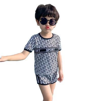 China Wholesale Breathable Kids Boys Swimwear Toddler Swimwear Swimsuits Print Designer Beach Clothes Children Swimwear for sale