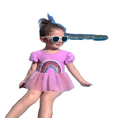 China One-Piece Cute Swimdress Babies Summer Princess Girls Swimwear Breathable Kids Girl Swimsuit for sale