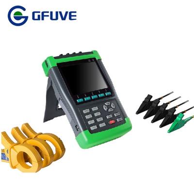 China GFUVE WITH 4PCS 3000A CURRENT PROBE HANDHELD THREE PHASE POWER QUALITY ANALYZER for sale