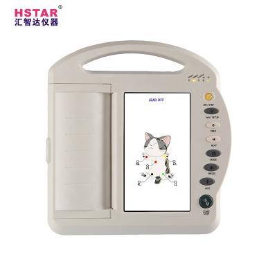 China Pet 12 Channel Veterinary ECG Leads Detection and Alarm Digital Cheap Veterinary ECG Machine 12 Lead-Off Machine for sale