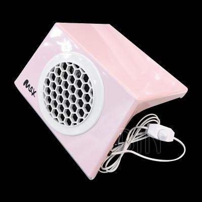 China Metal Trash Can Nail Dust Collector Machine Nail Beauty 80w Nail Dust Collector Vacuum Extractor for sale