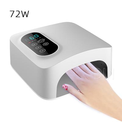 China 72W Battery 72W Battery Trash Can Gel Nail Dryer Rechargeable Cordless UV LED Nail Lamps 2 UV Lamp BY-NT-3739 for sale