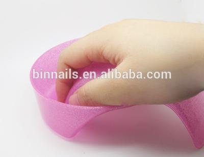 China Factory Built Soak Off Tray Professional Acrylic Gel Nail Bubble Bath Spa Manicure Nail Bubble Hand Bowl for sale