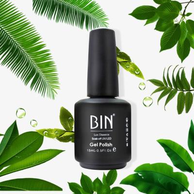 China New Brand BIN Gel Nail Polish UV Base Coat Top Coat BY-NP-3100-15ML Top Coat Top Coat High Shine Gel Nail Polish Top Coat for sale