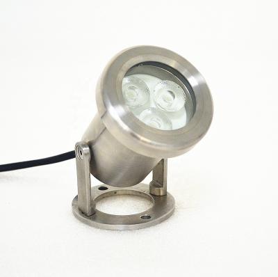 China LANDSCAPE Narrow Beam Garden Ground 3W IP68 LED Underwater Spotlight for sale