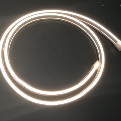 China Width 10mm Residential Size 12V 4mm DC Silicon Tube Milky Side Emitting 2835 LED Neon Light Strip for sale