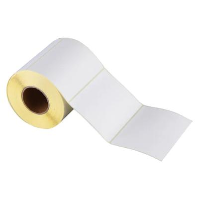 China 4x6 Waterproof Custom Thermal Luxury Colored Direct Shipping Label Dymo Sticker Thermal Paper Label Rolls Waybill Barcode Label for sale