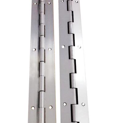 China Traditional Heavy Duty Continuous Stainless Steel Piano Hinges For Elevator Cabin for sale