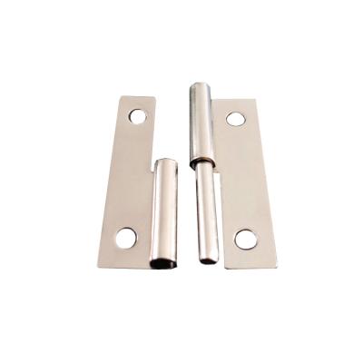 China Traditional self color or small nickel plated steel remove hinges for sale