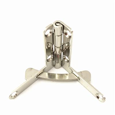 China Traditional High Quality Quarter Circle Nickel Color Steel Small Box Hinge for sale