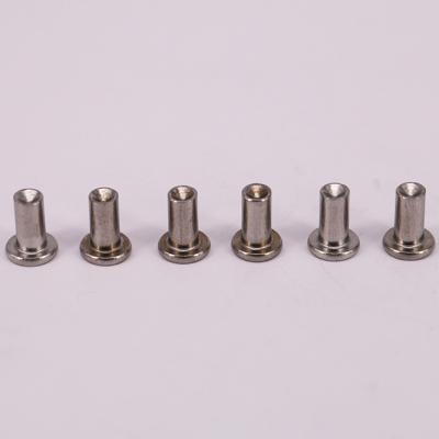 China Stainless Steel Aluminum Tubular Head Custom Flat Oval Rivet for sale