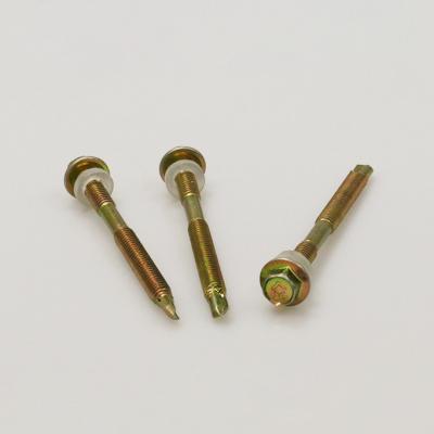 China Carbon Steel Self Drilling Screws Hex Washer Head Self Tapping Screw Fasteners for sale