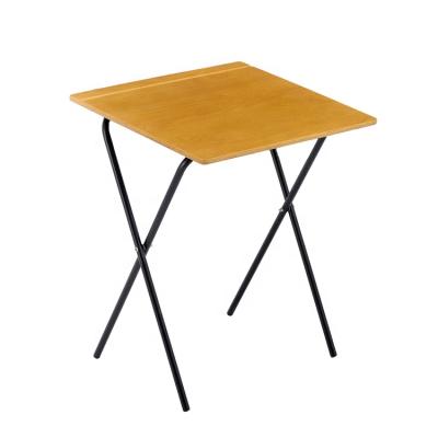 China Modern School Desk Folding MDF Exam Study Table Desk With Pencil Groove for sale