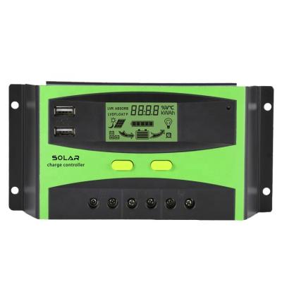 China Charger Controller Solar Power Auto 12V 24V Regulator PWM System Solar Power Charge Controller for sale