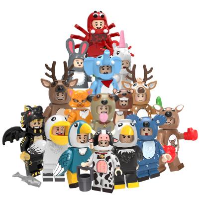 China Hot Sale PG8223 Animal Comic Brick Mini Movie Action Collection Building Toy PG8223 Movie Cat Rabbit Figure Building Blocks For Kids Girls Toys for sale