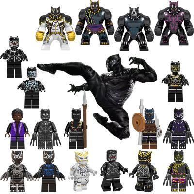 China Building toy wm blocks Dark Legoly Panther/T'Challa action number of Marvl hot superheroes mini blocks toys for children for sale