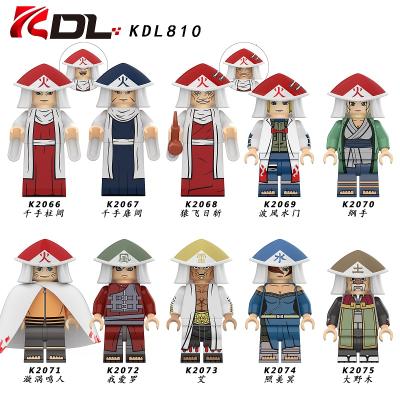 China Shippuden Hinata Sasuke Itachi Sakura Jiraiya building toy wm blocks uilding children KDL810 Mini Blocks Figure Toys For for sale