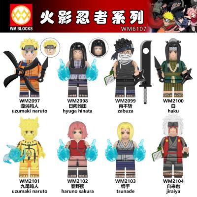 China Building Toy wm Blocks Ninja Action Figure Building Blocks Brick Figures Head MOC Toy For Children Educational Gift WM6107 for sale