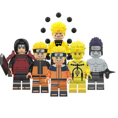 China Japanese Anime Toy KDL806 WM Mini Electronic Block Hoshigaki Kisame Yahiko Konan Uchiha Itachi Figure Toys For Kids Doll for sale