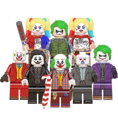 China Building toy wm blocks Robin Harley Quinn Superhero Minifigs joker WM6080 educational juguete Mini Block Figures Happy Toys for sale