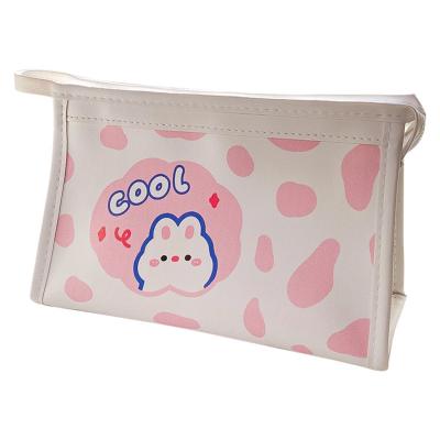 China Large Transparent Waterproof Stationery Gift Waterproof Student Pencil Bag Makeup Cosmetic Bag for sale