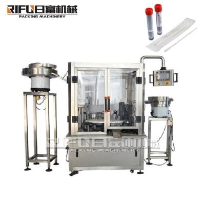 China Magnetic Pump Dropper Bottle Rotary Liquid Filling Capping Machine Line for sale