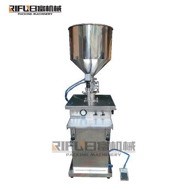 China semi automatic face Cream Oil tomato Sauce Liquid Filling Machine with good price for Food & Beverage Factory for sale