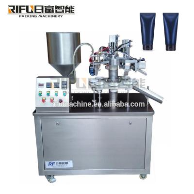 China plastic tube laminated tube filling sealing plastic cream toothpaste tube filling sealing machine for sale