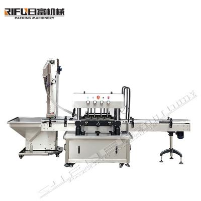 China High speed Automatic screw lid plastic bottle capping machine locking machine for sale