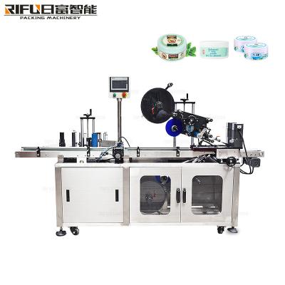 China Automatic adhesive sticker double side labeling machine square bottle labeling machine for factory for sale