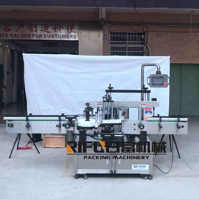 China Automatic Double Side Adhesive Sticker Labeling Machine for Shampoo Bottle Labeling for factory for sale