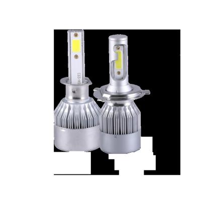 China Low price aluminum alloy factory supply halogen lamp CAR LED HEADLIGHT H1 H4 H7 H3 H11 small size led headlight bulbs 18w 1800lm SZSPM-H1 for sale