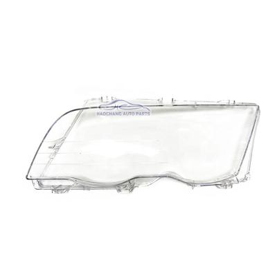 China Clear Headlight Lens Cover Factory Supply Headlight Lens Cover Fit For BMW 1999-2005 3 Series E46 Car Lamp Cover Clear Xenon LED Car Parts New for sale