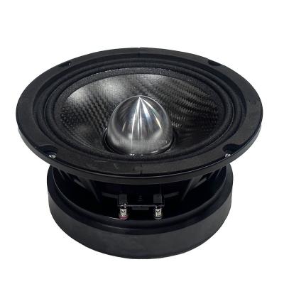 China EZCast New Model 6.5 Inch Midbass Speaker Carbon Cone Glossy Bullet Audio Cover 400w 107HZ-10KHZ Peak Power For Music Movie 650-049A for sale