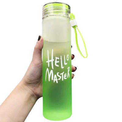 China Sustainable Healthy Clear Water Bottle Glass Mikenda YXJ016 Wholesale 300ML Stocked for sale