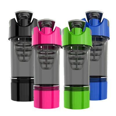 China Gym Viable Fitness Shaker Bottle Leak-Proof With Handle Durable Sports Water Bottles for sale