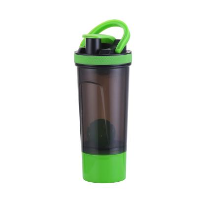 China Mikenda Large Sustainable Sports Kettle Protein Powder Shake Plastic Bottle for sale