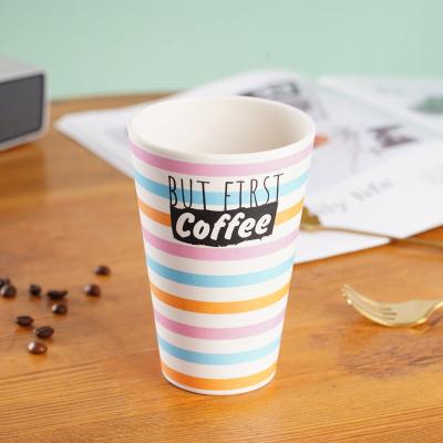 China China Wholesale Sustainable Wheat Straw Fiber Bamboo Fiber Coffee Non-Toxic Eco-Friendly Biodegradable Mug for sale