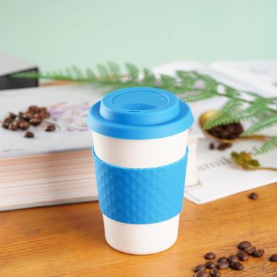 China Sustainable High Quality Biodegradable Bamboo Fiber Bamboo Fiber Coffee Mug Drinkware Non-Toxic Eco-Friendly Mug for sale